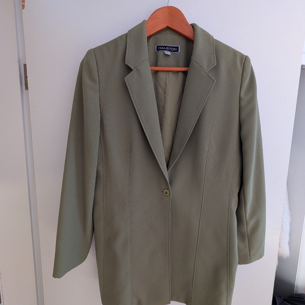 Halston Heritage Women's Olive Blazer
